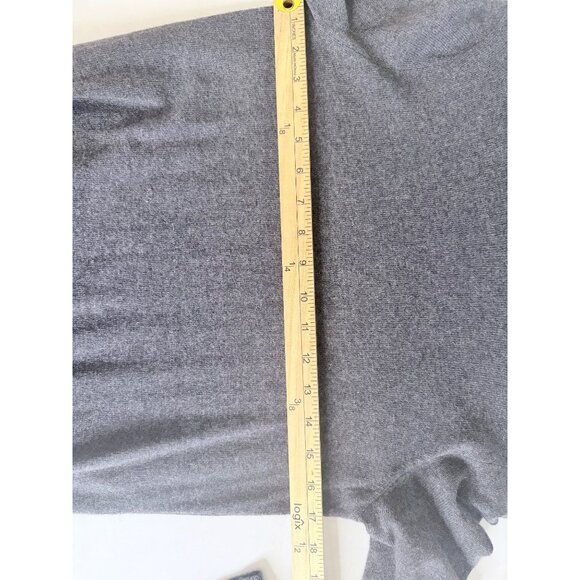 Banana Republic Turtleneck Sweater Dress XS Gray Wool Cashmere Preppy - Picture 6 of 10